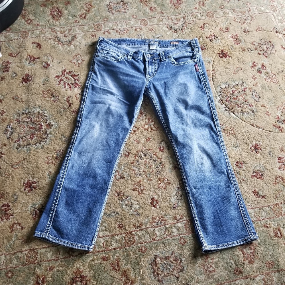 Silver Jean Co. Capri Frances